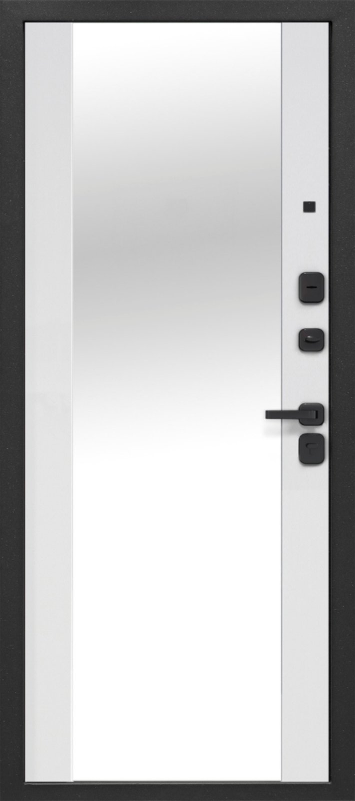 Букле Графит Зеркало Эмалит Белый